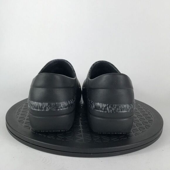 Crogs Neria Pro II Slip Resistant Work Clogs Black Polka Dot Women's Size 7 - Picture 6 of 12